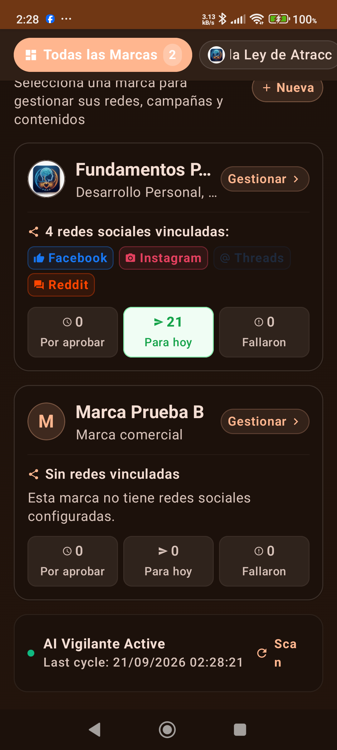 SocialHub AI Agency Command Center